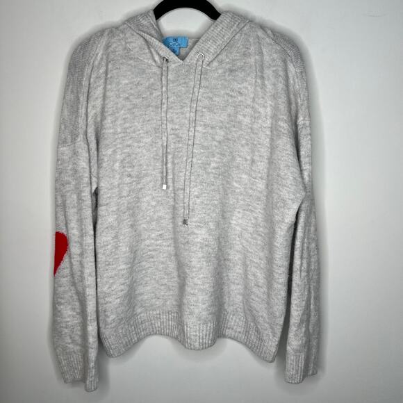 CeCe Heart Elbow Hoodie Sweater Size XL - Picture 3 of 8